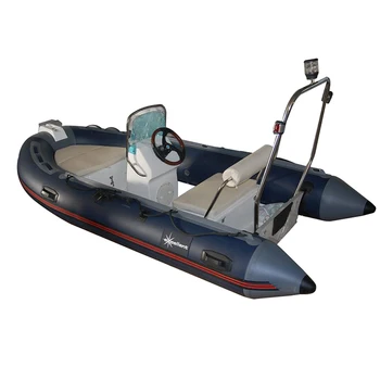 520cm Center Console Fiberglass Boat With Pvc Hull For 