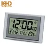 KH-CL105 Analog Calendar Alarm Office Newest Design Large RCC Digital Desk Plastic 24 Hour Bulk Wall Clock
