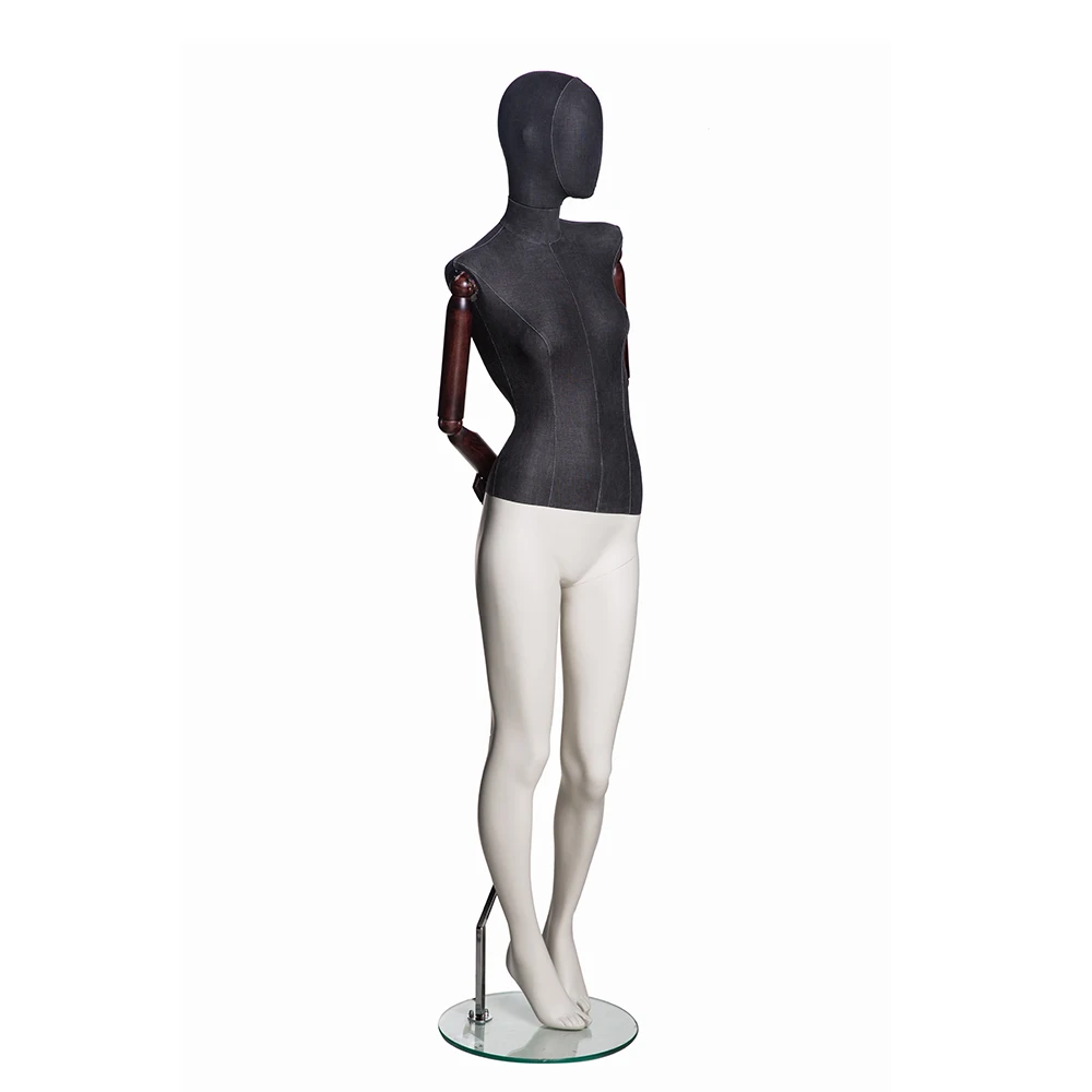 Blake5 Vintage Female Mannequin With Wooden Arms Full Body Female Dummy Dress Form Buy Female