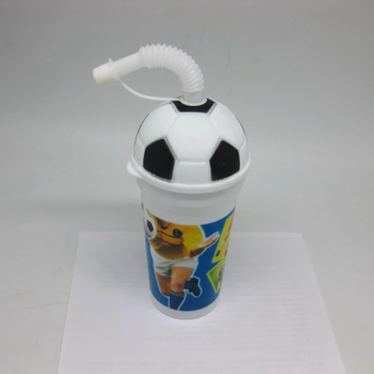 420ml Bpa Free Pp Plastic Football Shaped Children Drinking Cups With