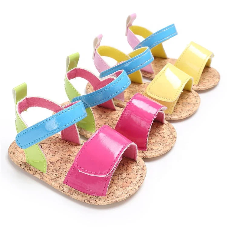 
2019New fashion infant Baby Sandals Rubber sole Newborn Toddler baby shoes for Boy and Girl 
