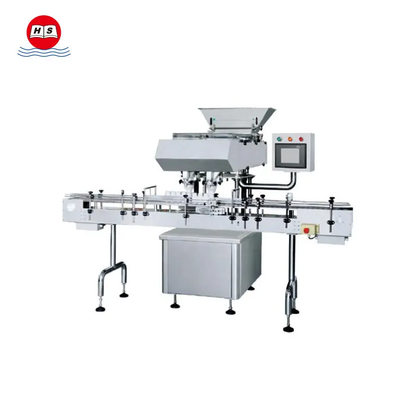 
HSSL-16 electronic counting and bottling bottle filling machine 