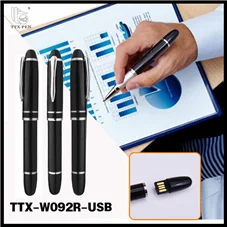 Office novelty gifts cheap pen flat usb memory stick 4 gb - ANKUX.COM