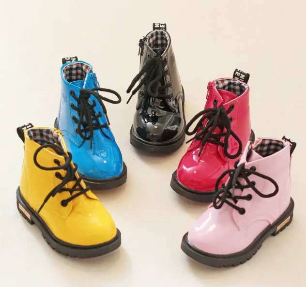 

girls lace up shoes with zipper candy colors