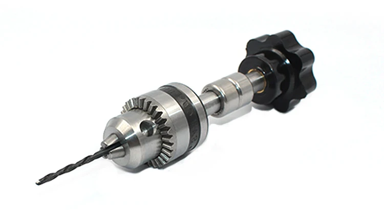 Mini Hand Twist Drill Press Vise Spiral Adjustable Micro Drills Pin Repair SK 