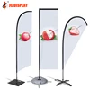 Outdoor Stand Teardrop Large Size Rectangle Banner Flag