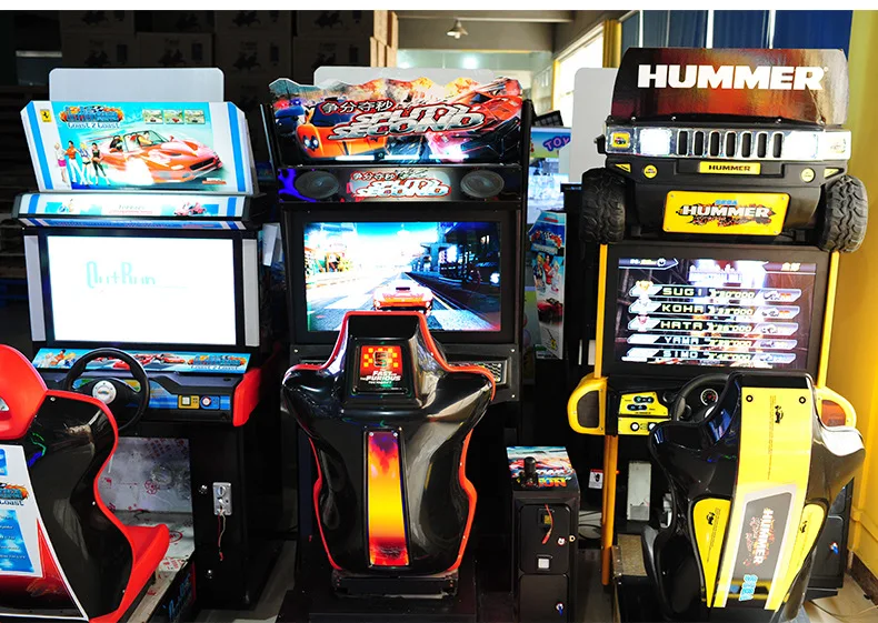 投币悍马赛车娱乐游戏机赛车摩托车街机模拟器赛车出售 