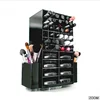 storage cosmetic makeup brush holder rotating acrylic lipstick holder / lipstick display stand rack/ spinning lipstick tower