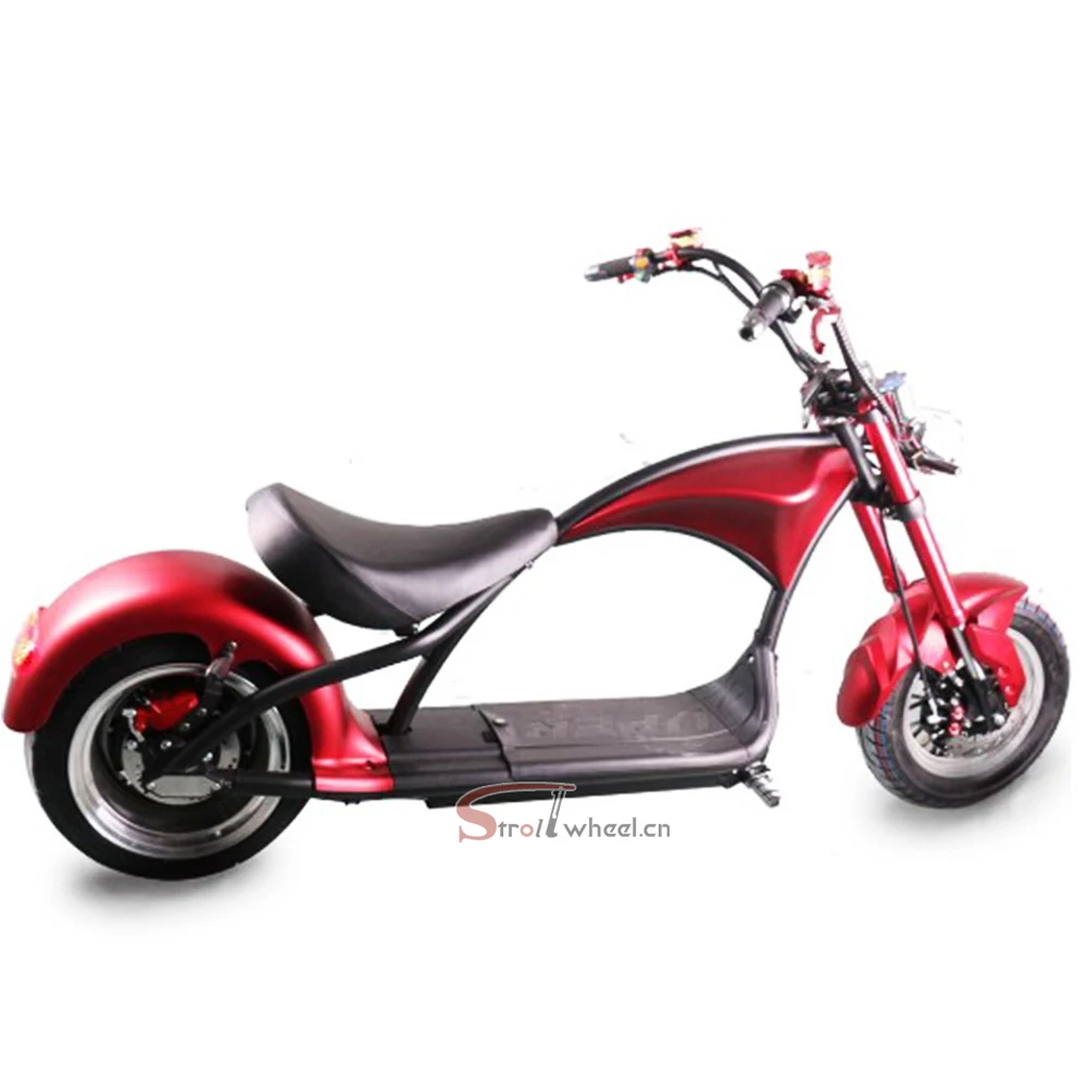 

Europe warehouse to door New EEC/COC Citycoco 3000W electric scooter with eec homologation, Red