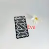 Hot Sale Seeds plastic aluminum foil zipper package Heat seal 3 side seal zip lock cell phone case bags with hanger hole