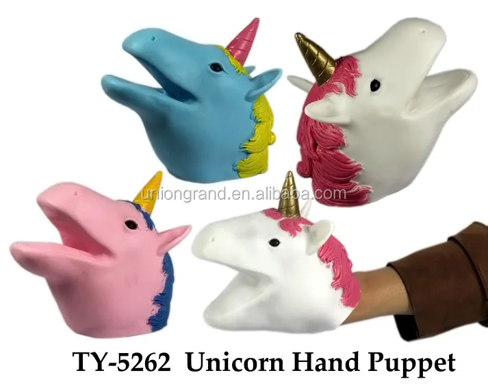 unicorn hand puppet