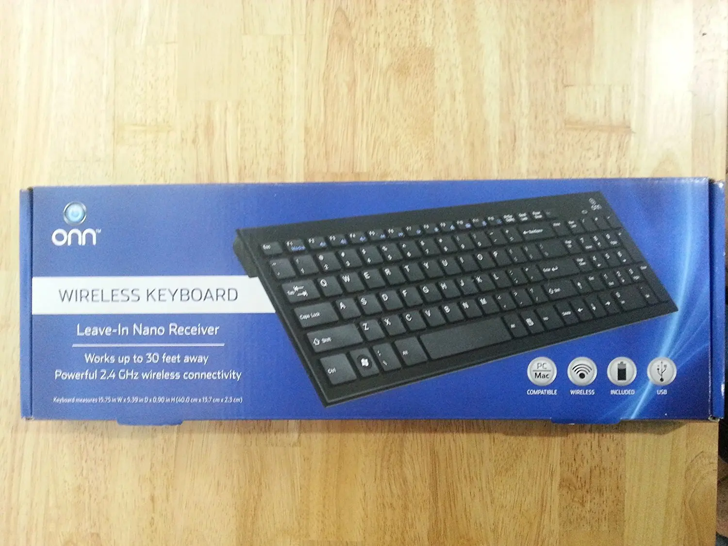 onn wireless keyboard and mouse mac