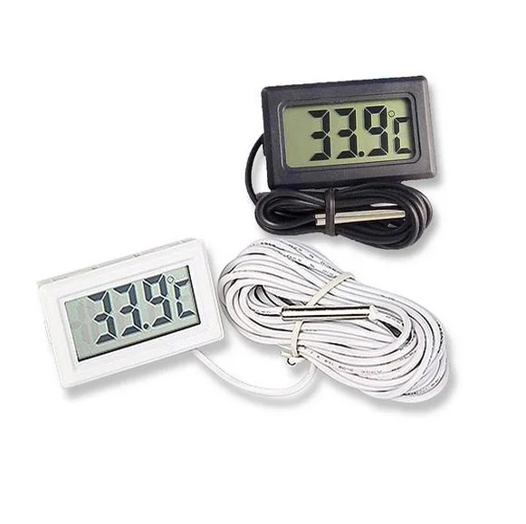digital water proof lcd display car refrigerator freezer thermometer with temperature probe sensor