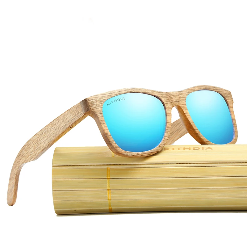 

CIYUAN UV400 Certification Custom Wood Bamboo Sunglasses Yellow Color Lenses