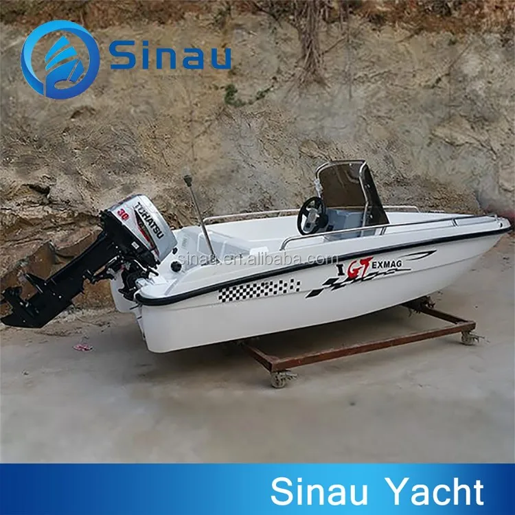 4.3m Ce Certification Fiberglass Fishing Boat,Center 