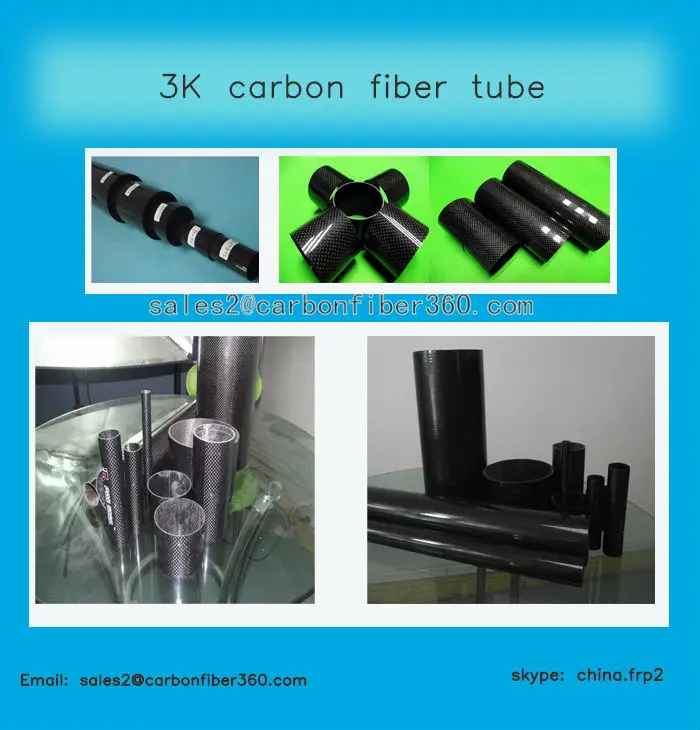 Carbon Fiber Tube 3k/ Carbon Fiber Oval Tube/ Carbon Telescopic