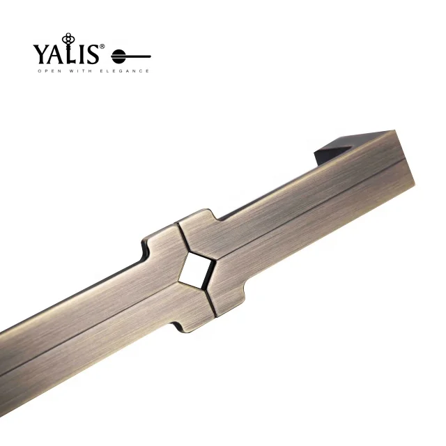 
New design plastic drawer double sided flush square door pull handle 