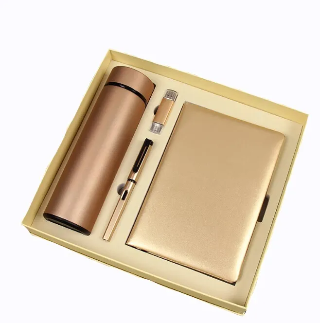 Office Stationery Leather Notebook Business T Set With Bottle Buy