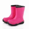 HN101W Cheap Cute children kids wellies warm snow rain boots