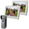 10 inch Color Screen Video Intercom Door Phone Set 2 Monitors 1 Waterproof Doorbell Camera