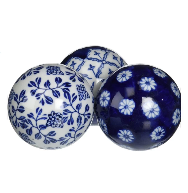 Ceramic Blue Christmas Decorative Ball Buy Ceramic Christmas