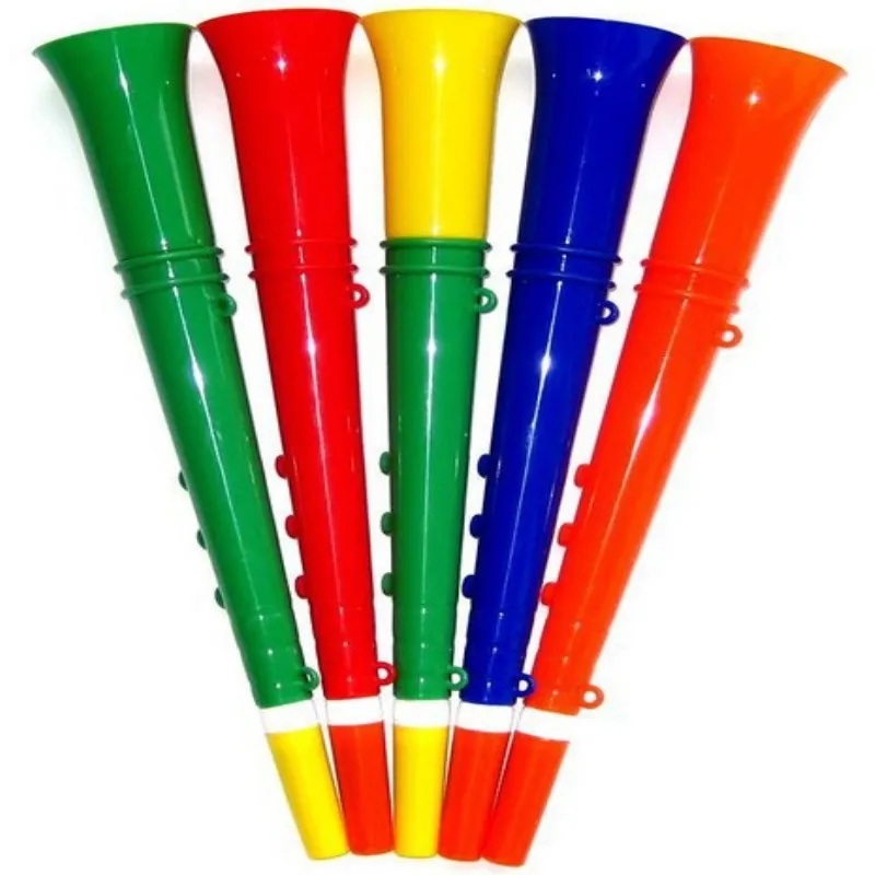 
2018 Russian sport football cheering plastic blow horns football fans horn 