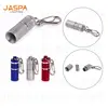 Aluminum mini led keychain flashlight with different color