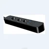 Direct Factory Low Price Smart European French socket with USB port, Black Wi-FI power strip usb extension cord