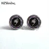Fashion Fairy Tail Ear Nail Fairy Tail Guild Marks Studs Earrings Anime Fairy Tail Jewelry Glass Cabochon Earrings Post Stud
