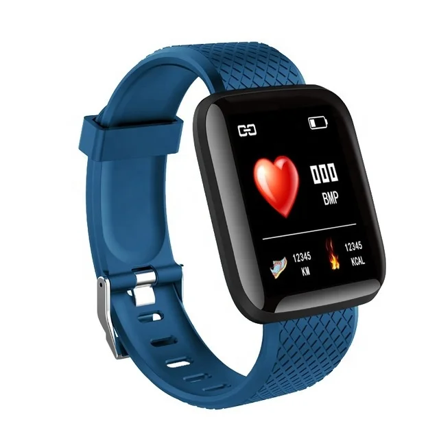 

2019 Cheap 116 plus smart watch IP67 waterproof heart rate blood pressure Fitness Activity Tracker Smart Wristband