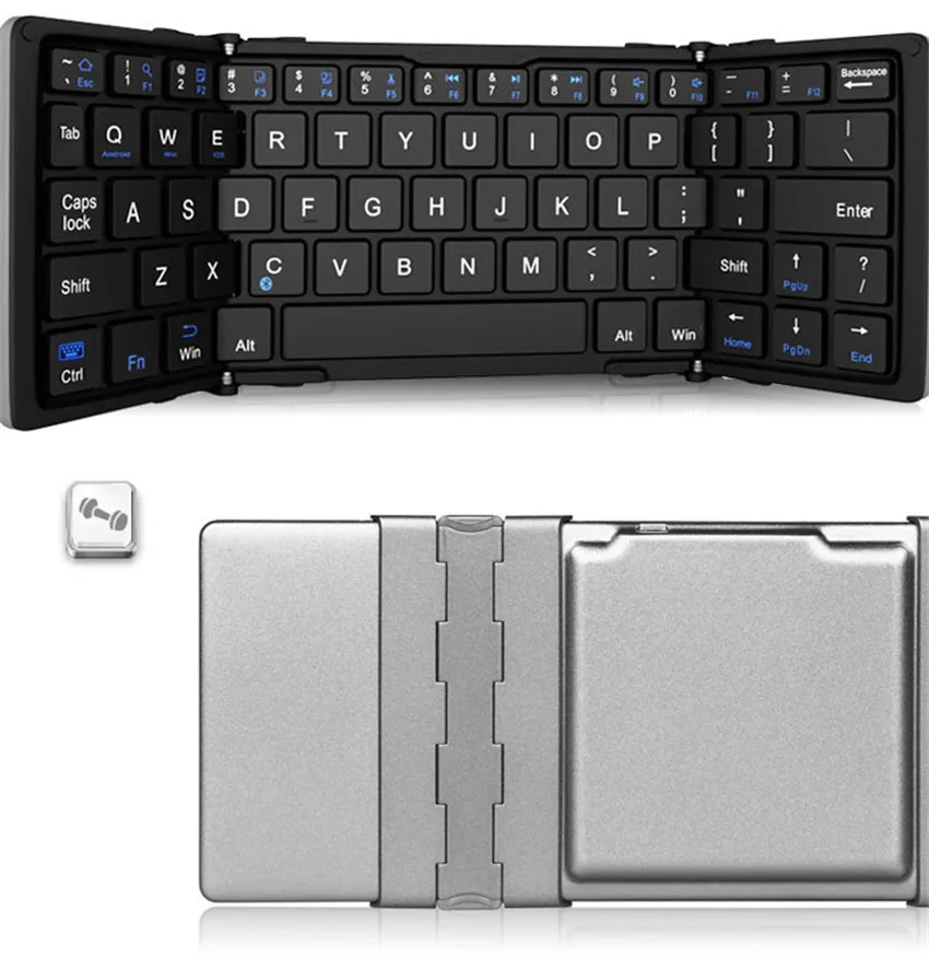 

Universal Portable Keyboard Dropship Wholesale And Business Factory Aluminum Keyboard, Black ,white