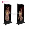 Double sided stand LED outdoor advertising scrolling light box, shucker open magnetic light box