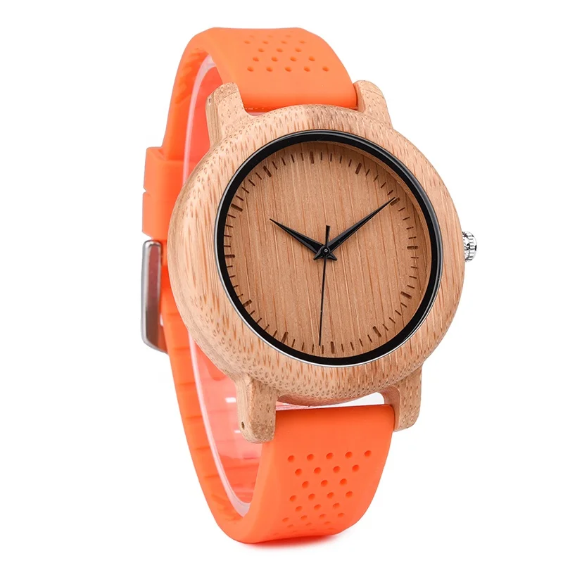 

DODO DEER Men's and Women's Wood Watch Oem New Fashion Silicone Belt Quartz Watch Customizable logo