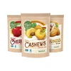 Bag For Food Package Customized Shaped Aluminum Foil Lined Doypack Kraft Paper Ziplock Pouch