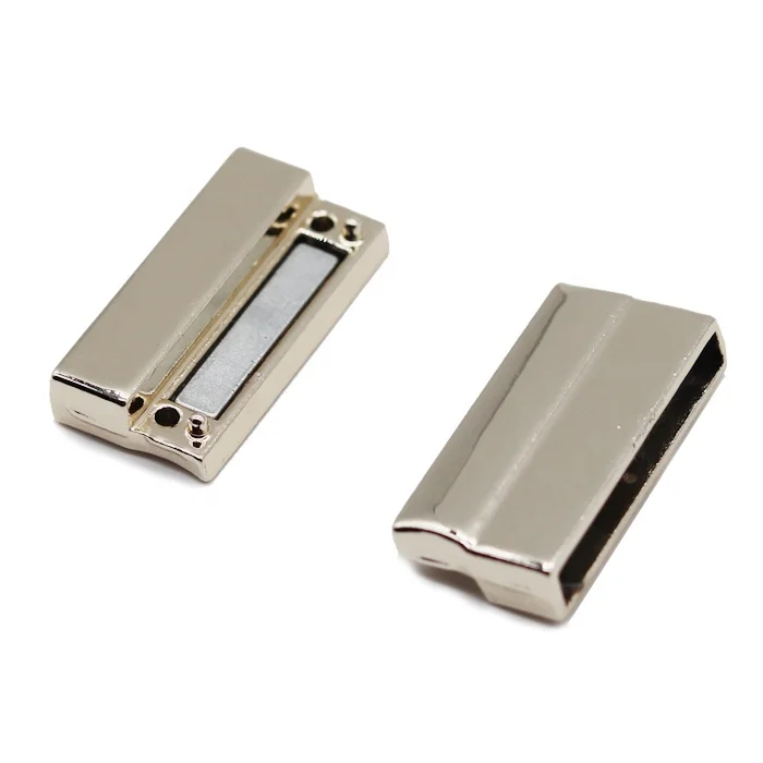 

27*3mm silver strong wide magnetic clasp flat end clasp for bracelets