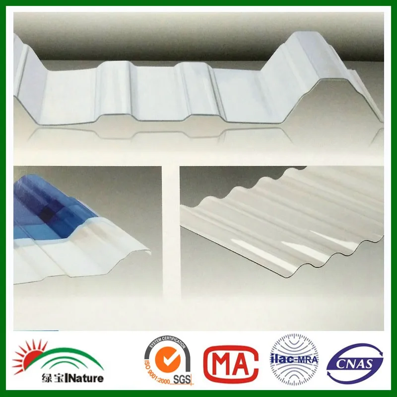 Factory 0 8mm 1mm 1 2mm Polycarbonate Plastic Corrugated Plastic Sheet