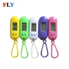 LCD clock with keychain