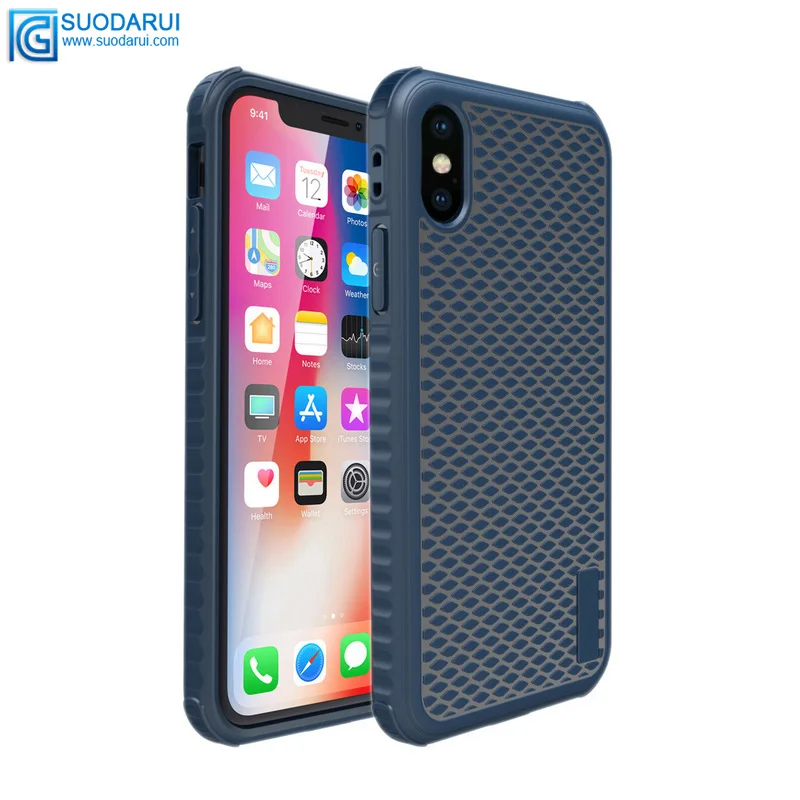 New Arrivales 2.3mm Super anti-fall Solid Case for iPhone protective Back Cover