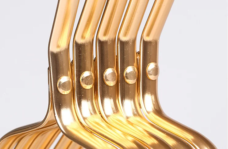 
Heavy Duty Aluminum Alloy Coat Suit Clothes Clothing Hangers For Closet Storage Rack 