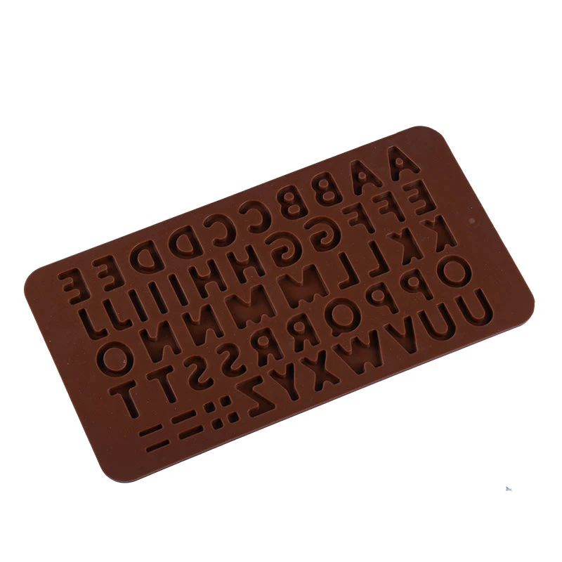 

26 Letter Silicone Chocolate Crafts Cookie Cake Handmade Diy Silicone Chocolate Mold, As picture or as your request