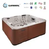 Money saving control systems balboa outdoor hot tub with pop-up speakers