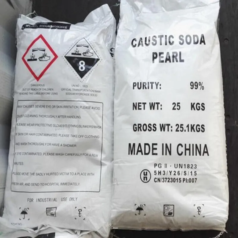 China Factory price for NaOH Caustic Soda Flakes / Pearls 99% Sodium Hydroxide in Alkali