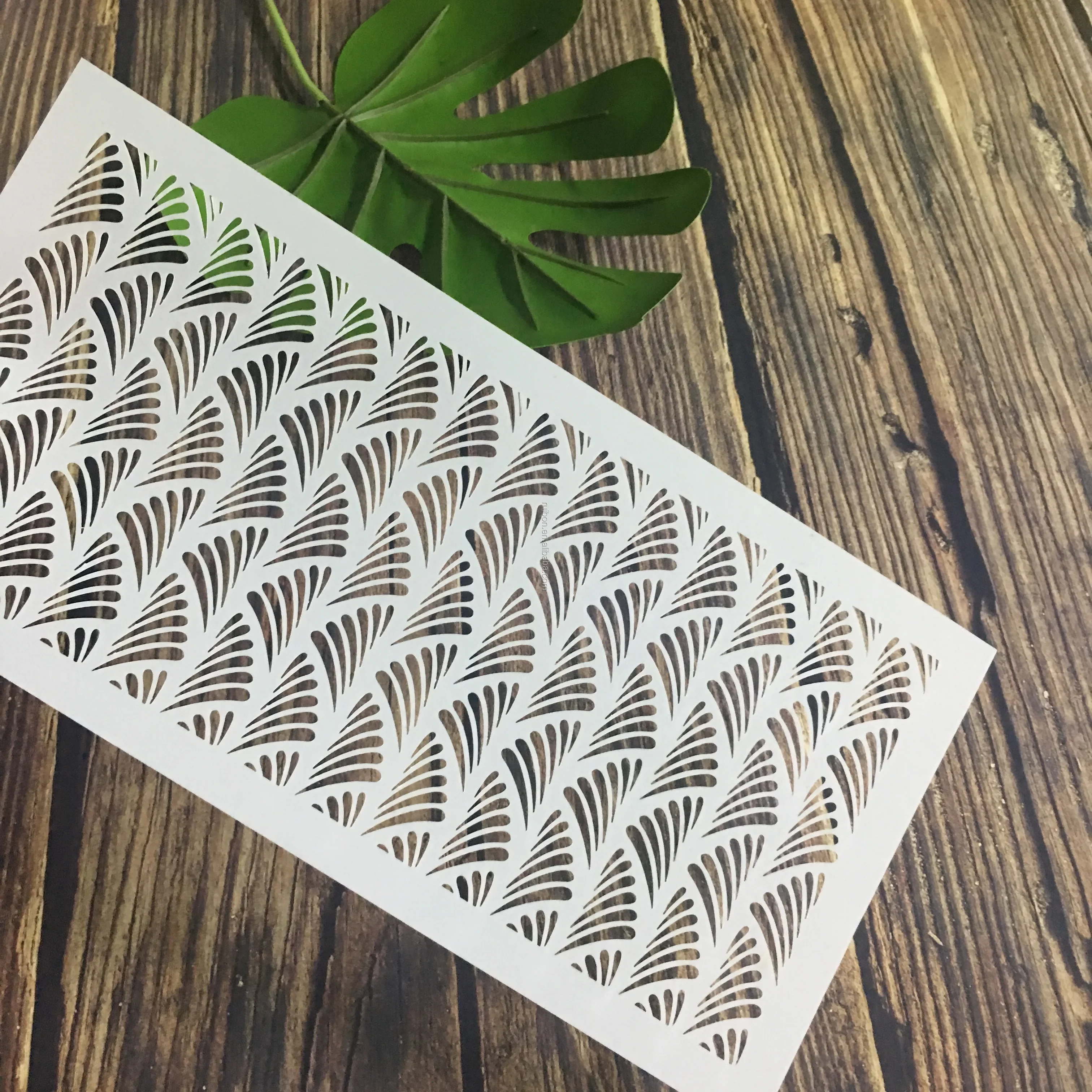 激光切割绘画花模板地板墙瓷砖织物木材塑料模具