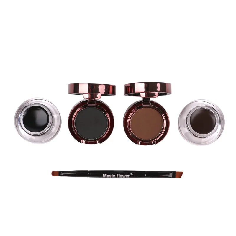 Music Flower Long Lasting Waterproof Eyebrow Powder Eyeliner