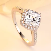 

2019 New Lover Jewelry Trendy Style Women 925 Silver Ring Wholesale Cheap Price Promotion Gifts Fashion Ring