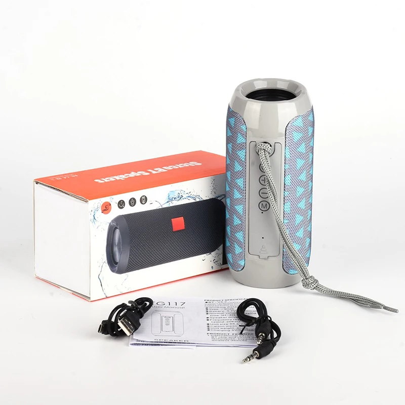 Tg117 Portable Speaker Waterproof Bluetooth Speaker Outdoor Subwoofer