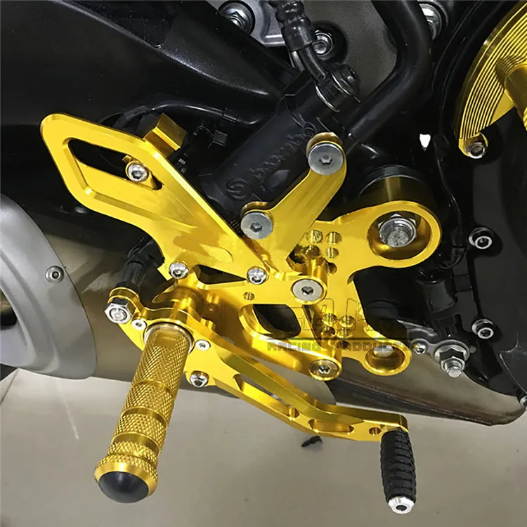 Bjarsmt09b For Yamaha Mt09 Fz09 Motorcross Adjustable Rear Sets