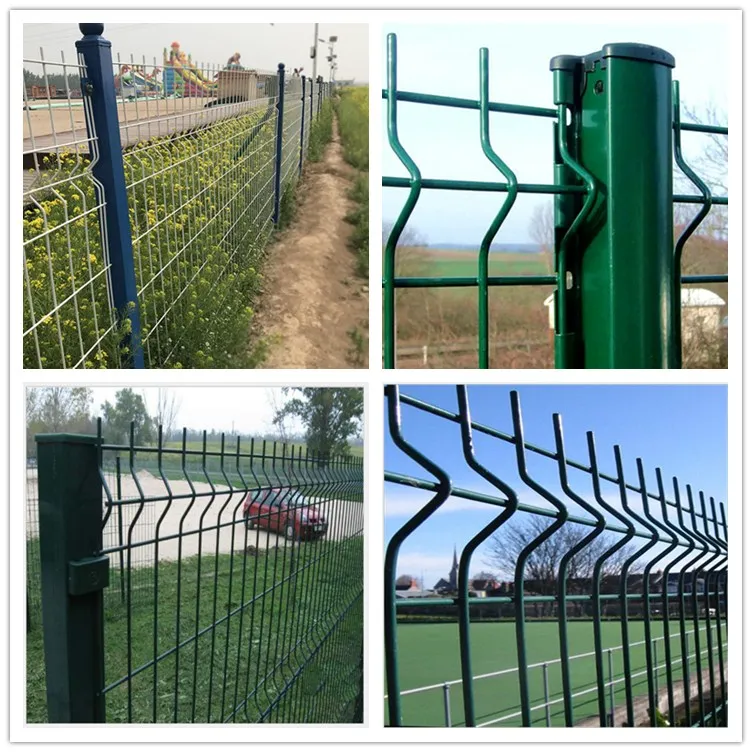 Cheap High Quality Welded Triangle Bending Fence 3d Curved Welded Fence ...