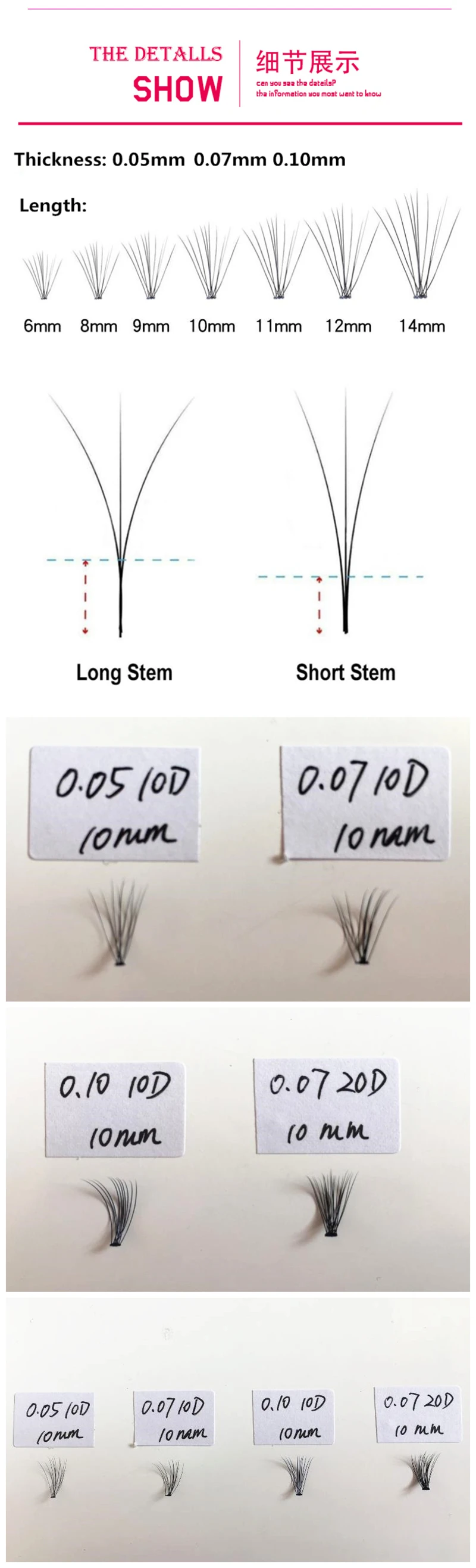 volume lashes extension