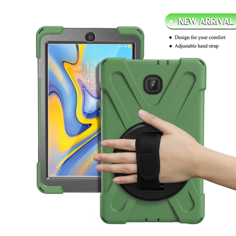 

For Samsung Galaxy Tab A 8.0 T387 shockproof case with 360 degree rotate kickstand, N/a